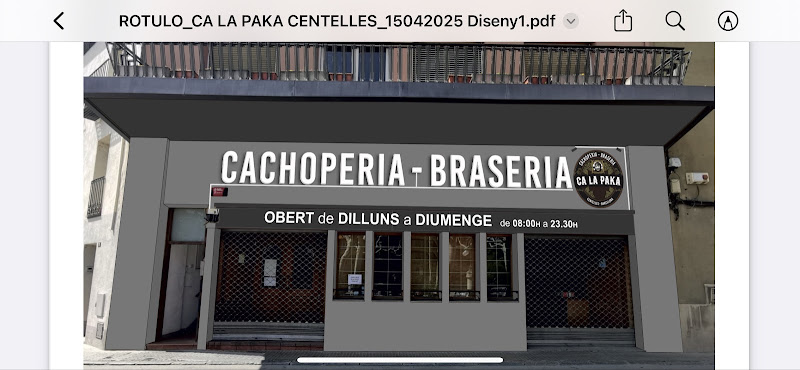 CACHOPERIA CA LA PAKA — restaurants